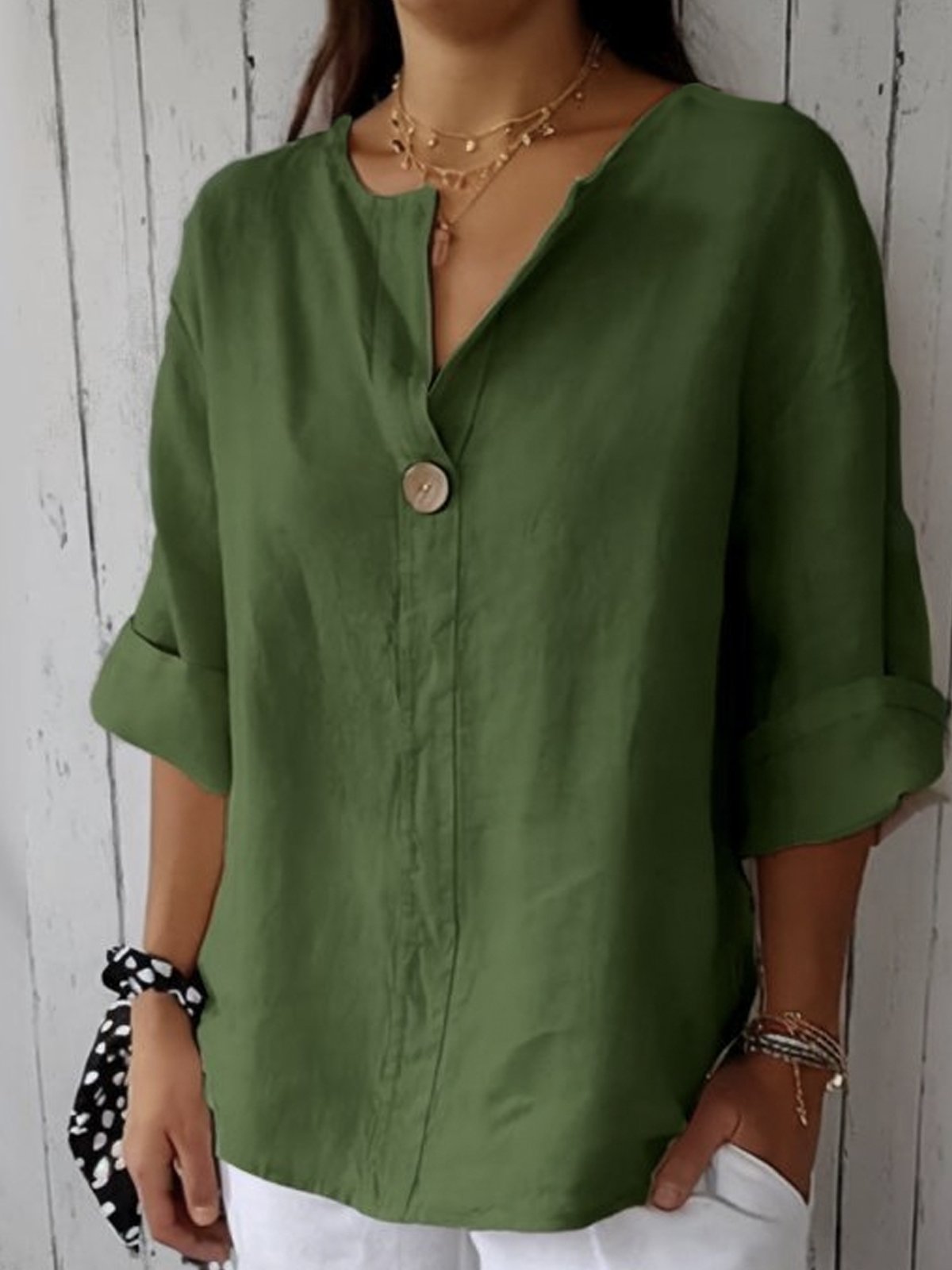 Yara - Ontspannen Chic Blouse