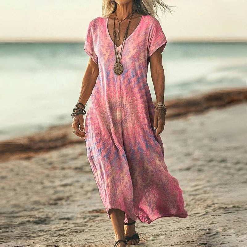 LAURA - Robe Vintage Dégradé