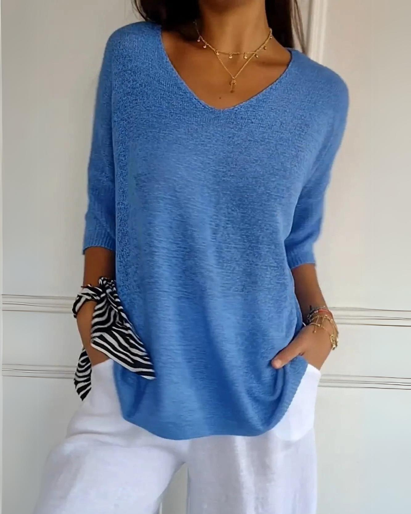 CELIA - ADEMENDE KATOENEN TOP
