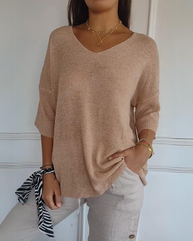 CELIA - ADEMENDE KATOENEN TOP
