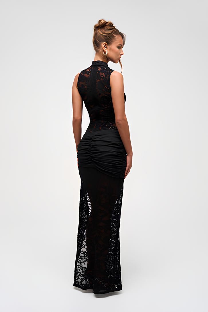 Maxi Dress Kanten Jurk