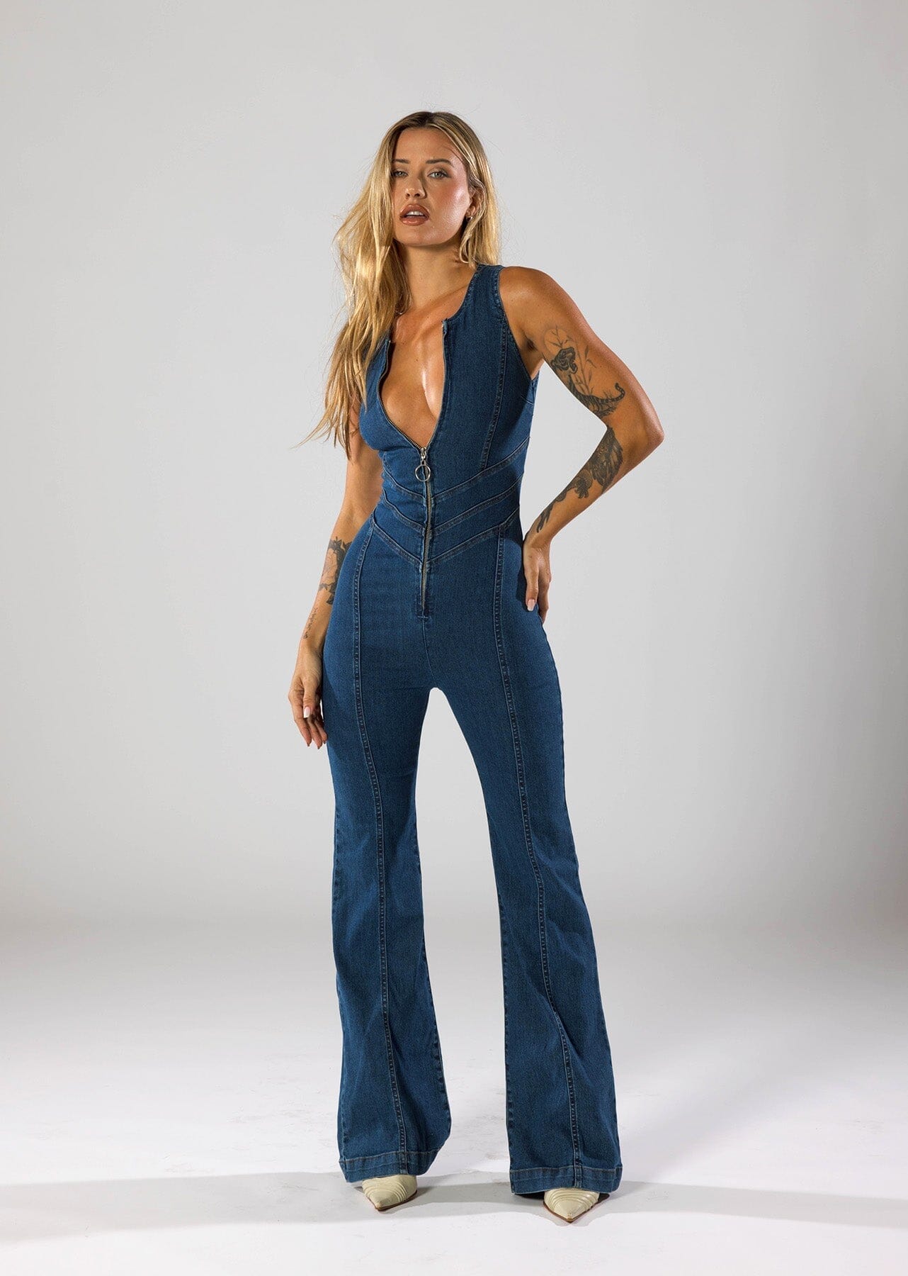 HOLLYWOOD - Denim Jumpsuit
