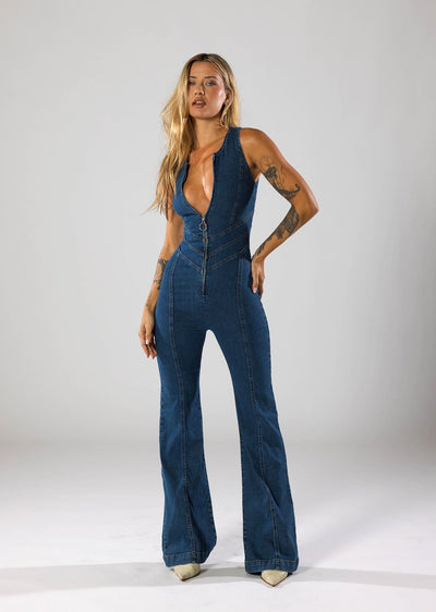 HOLLYWOOD - Denim Jumpsuit