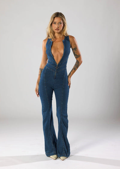 HOLLYWOOD - Denim Jumpsuit