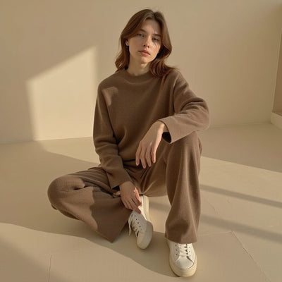 Brigitte - Gebreide Trui & Broek