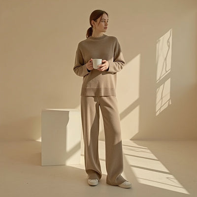 Brigitte - Gebreide Trui & Broek